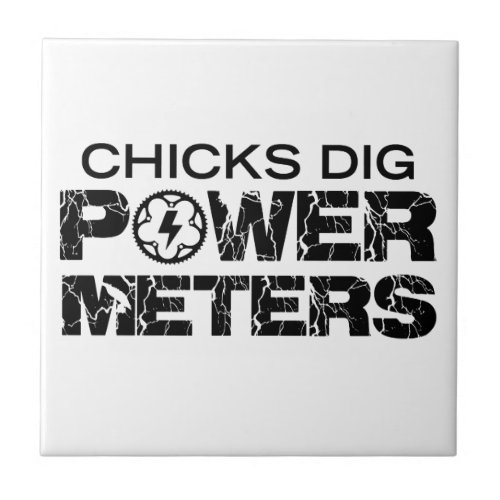 Chicks Dig Power Meters Tile