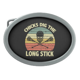Chicks Dig The Long Stick Belt Buckle