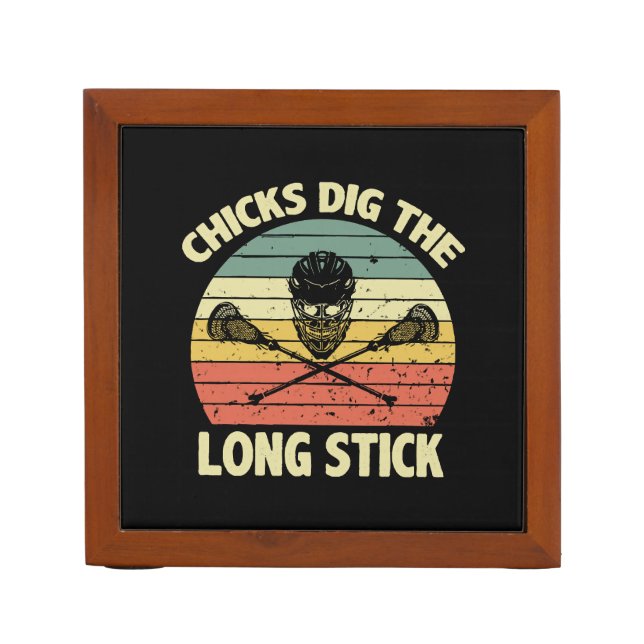Chicks Dig The Long Stick Desk Organizer (Front)
