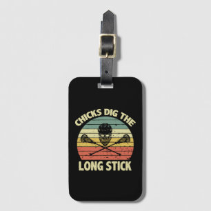 Chicks Dig The Long Stick Luggage Tag