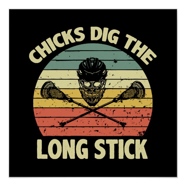 Chicks Dig The Long Stick Poster (Front)