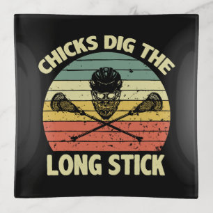 Chicks Dig The Long Stick Trinket Tray