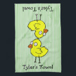 Chicks Hand Towel<br><div class="desc">Personalise with the name of your child.</div>