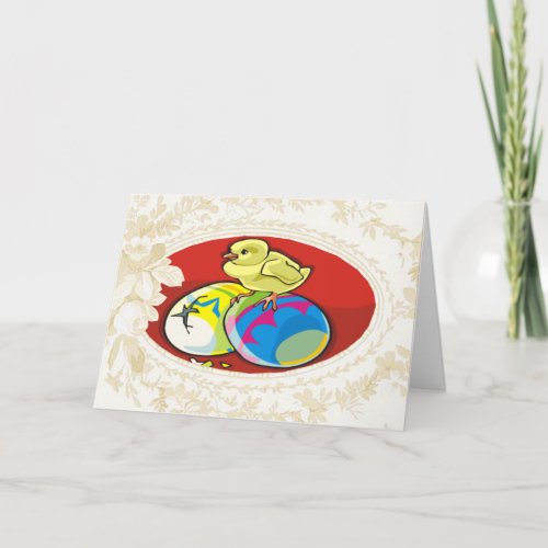Chicks Hatching Easter Card