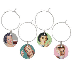 Chicks love wine set 1 charm