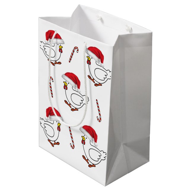 Chicks Merry Christmas Gift Bags (Back Angled)