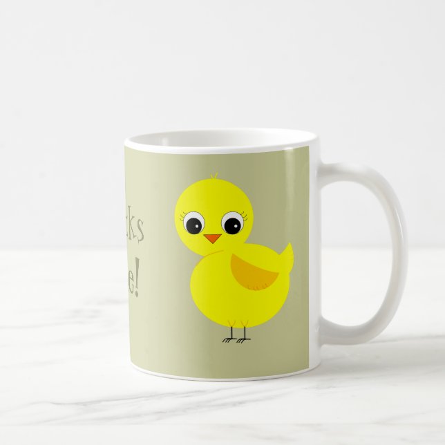 Chicks Rule! Coffee Mug (Right)
