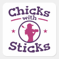Chicks with Sticks Golf Golfing Golfer Women