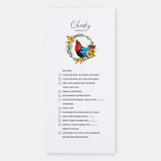 Chicky Checklist Magnetic Notepad