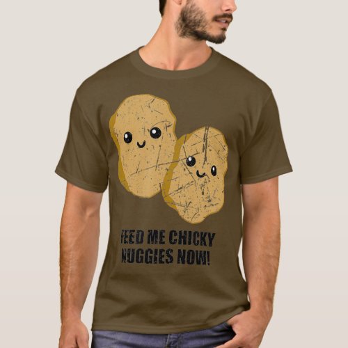 Chicky Nuggies Time Funny Viral Meme Trend T_Shirt