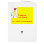 Chicky poo cards (Back)