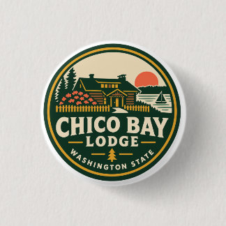 Chico Bay Lodge Button Pin