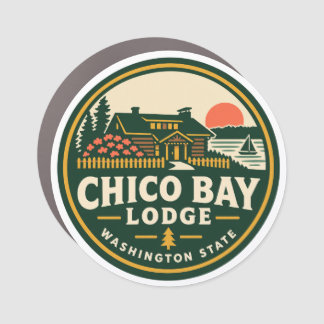 Chico Bay Lodge Car Magnet