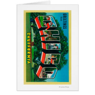 Chico, California - Large Letter Scenes Cards