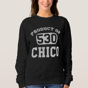Chico California Vintage Retro Area Code Sweatshirt