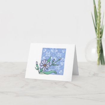 Chicory Blossom  Card by gueswhooriginals at Zazzle