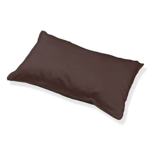 Chicory Coffee Solid Color Print Neutral Brown Pet Bed