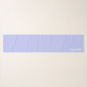 Chicory flower blue color name scarf