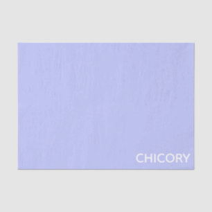 Chicory Flower blue color name Tissue Paper