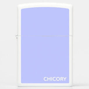 Chicory Flower blue color name Zippo Lighter
