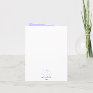 Chicory Flower Card