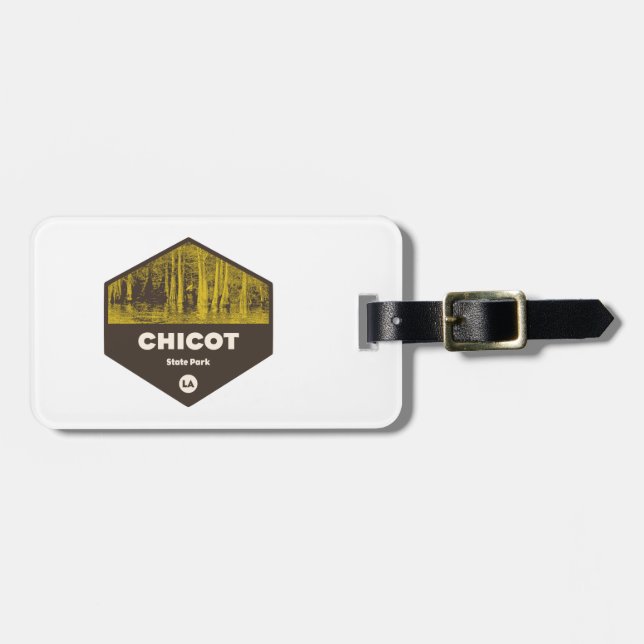 Chicot State Park Louisiana Luggage Tag (Front Horizontal)