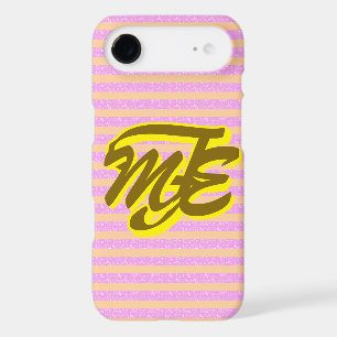 ChicPink Monogram Geometric iPhone 17 Air Case