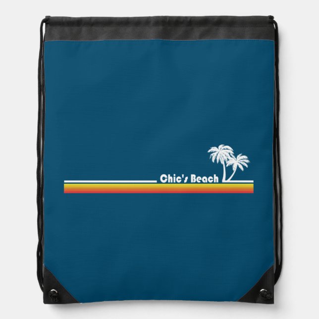 Chic's Beach Virginia Drawstring Bag (Front)