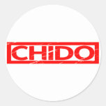 Chido Stamp Classic Round Sticker