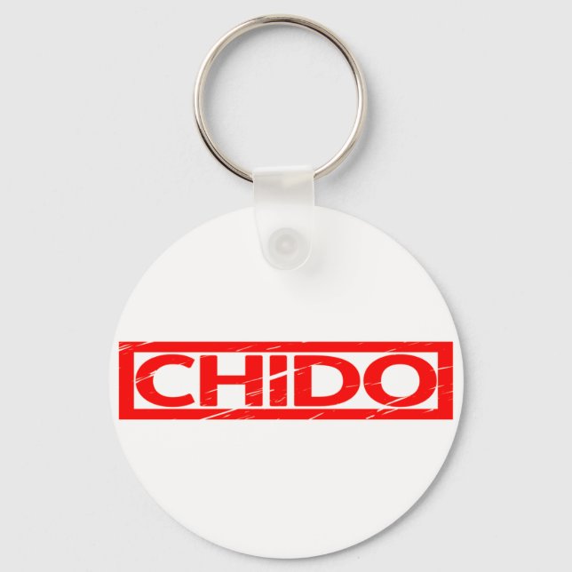 Chido Stamp Keychain (Front)
