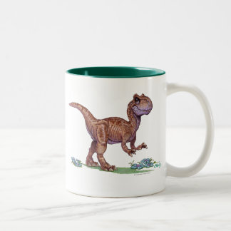 chidobros - dino flowers mug