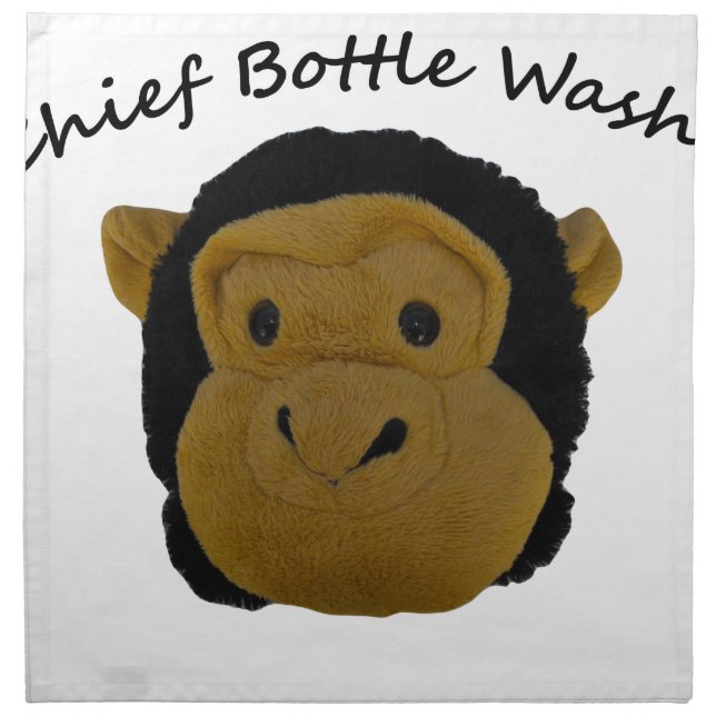 Chief Bottle Washer Cloth Napkin (Front)