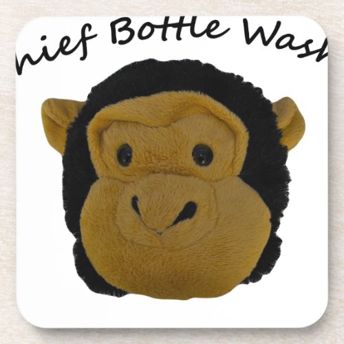 Chief Bottle Washer Drink Coaster