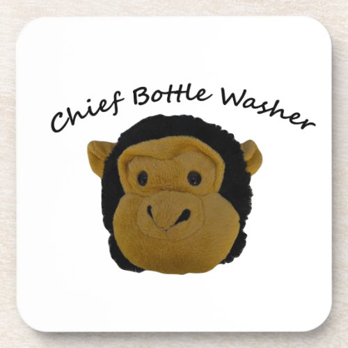 Chief Bottle Washer Drink Coaster
