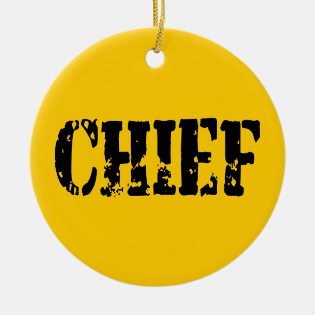 CHIEF CERAMIC ORNAMENT (Front)