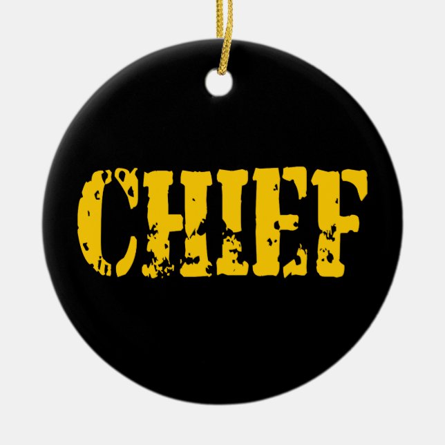 CHIEF CERAMIC ORNAMENT (Front)