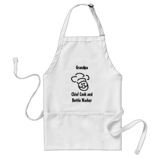Chief Cook and Bottle Washer Adult Apron