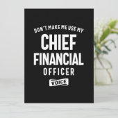Chief Financial Officer Job Occupation Birthday (Standing Front)