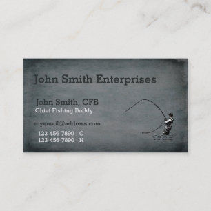 Chief Fishing Buddy Template Business Card