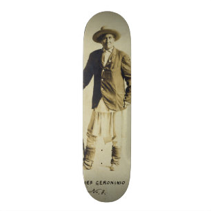 Chief Geronimo Standing Portrait 1904 Skateboard Deck