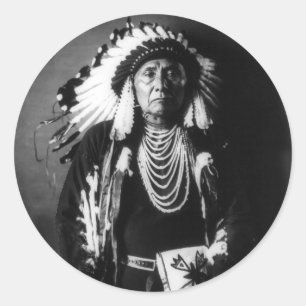 Chief Joseph Classic Round Sticker