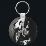 Chief Joseph Keychain<br><div class="desc">Chief Joseph (March 3, 1840 – September 21, 1904) was the chief of the Wal-lam-wat-kain (Wallowa) band of Nez Perce during General Oliver O. Howard's attempt to forcibly remove his band and the other "non-treaty" Nez Perce to a reservation in Idaho. For his principled resistance to the removal, he became...</div>