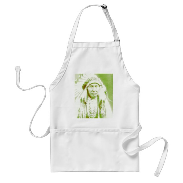 Chief Joseph Native American Leader Adult Apron (Front)