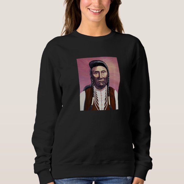 Chief Joseph Native American   Sweatshirt (Front)