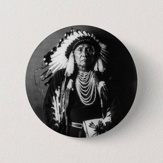 Chief Joseph Pinback Button (Front)