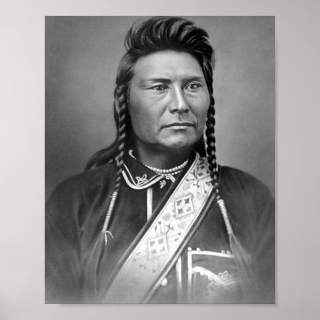 Chief Joseph Portrait 1880 Poster (Front)