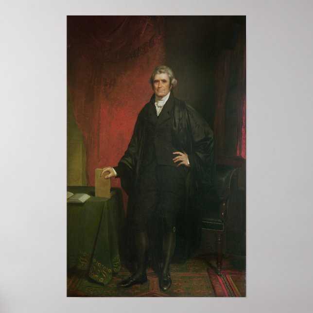 Chief Justice Marshall Poster (Front)