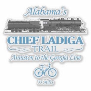 Chief Ladiga Trail (RT2) Sticker
