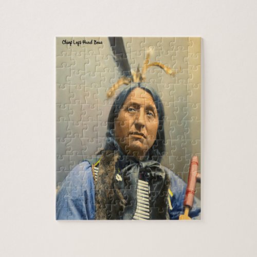 Chief Left Hand Bear Jigsaw Puzzle