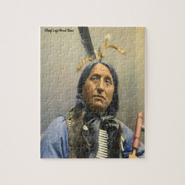 Chief Left Hand Bear Jigsaw Puzzle (Vertical)
